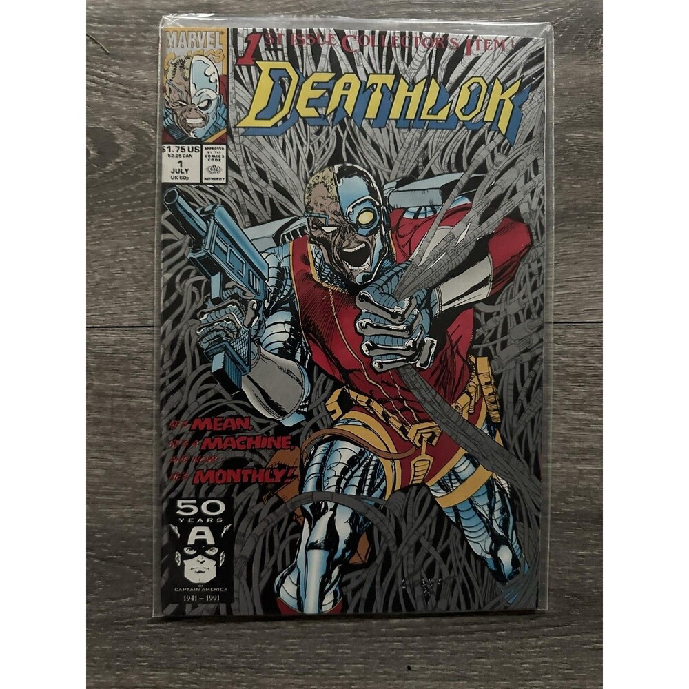 Marvel Deathlok #1 Single Issue Comic 1991 Deathlok Color First Printing